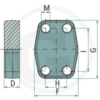 GRANIT Kołnierz zamykający SAE 1.1/2" 6000 81528762 - 81528762 - Sklep rolniczy PoltechParts