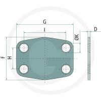 GRANIT Płyta końcowa SAE 1" 6000 81528803 - Sklep PoltechParts