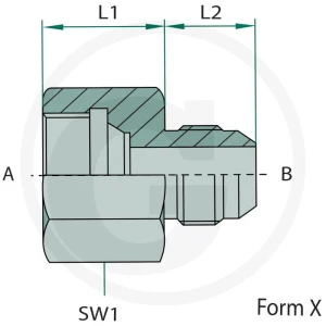 GRANIT GA 7/8 F-JIC x 3/4 M-JIC 81528042
