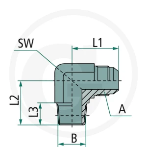 GRANIT WA 1.5/16 M-JIC x 1 M-NPT 81527617