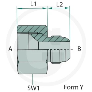 GRANIT GA 7/8 F-JIC x 7/16 M-JIC 81528039
