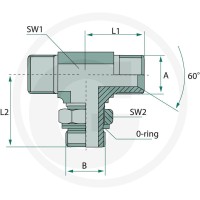 GRANIT TAE 3/4 M-BSP x 1/2 M-BSP 81526525 - 81526525 - Sklep rolniczy PoltechParts