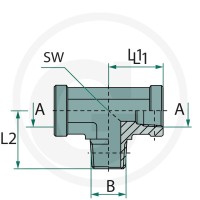 GRANIT TA 1/2 F-F-M-NPT 81526762 - 81526762 - Sklep rolniczy PoltechParts