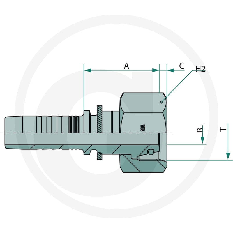 Volz PN 12 DKOL M18x1.5 VA 81527145 - 81527145 - Sklep rolniczy PoltechParts