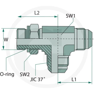 GRANIT LAE 9/16 M-M JIC x 9/16 M-UNF 81526240