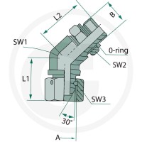 GRANIT WAE 1/4 FS-BSP x 1/4 M-BSP 45° 81526531 - 81526531 - Sklep rolniczy PoltechParts