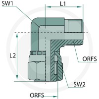 GRANIT WA 1.3/16-12 FS-ORFS x 1.3/16-12 M-ORFS 81526048 - 81526048 - Sklep rolniczy PoltechParts