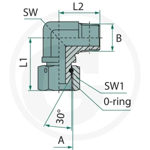 GRANIT WA 5/8 M-NPT x 1/2 FS-BSP 81526781