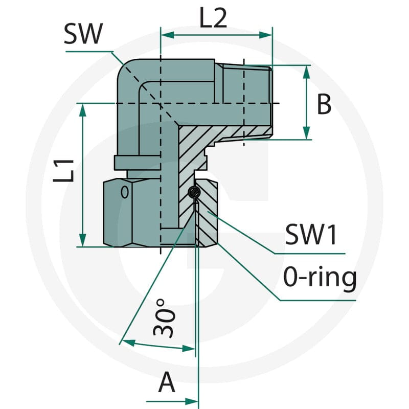 GRANIT WA 1 M-NPT x 1 FS-BSP 81526783 - 81526783 - Sklep rolniczy PoltechParts