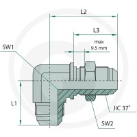 GRANIT WSA 3/4 M-JIC x 3/4 M-JIC 81526181 - 81526181 - Sklep rolniczy PoltechParts