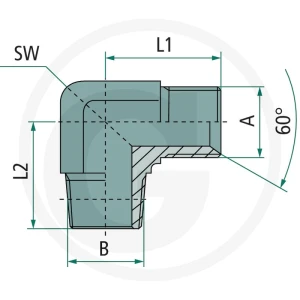 GRANIT WA 3/4 M-BSP x 3/4 M-NPT 81526706