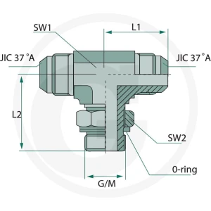GRANIT TAE 1.1/16 M-M JIC x 1/2 M-BSP 81528307