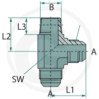 GRANIT LA 7/8 M-JIC x 3/4 M-NPT 81526852 - 81526852 - Sklep rolniczy PoltechParts