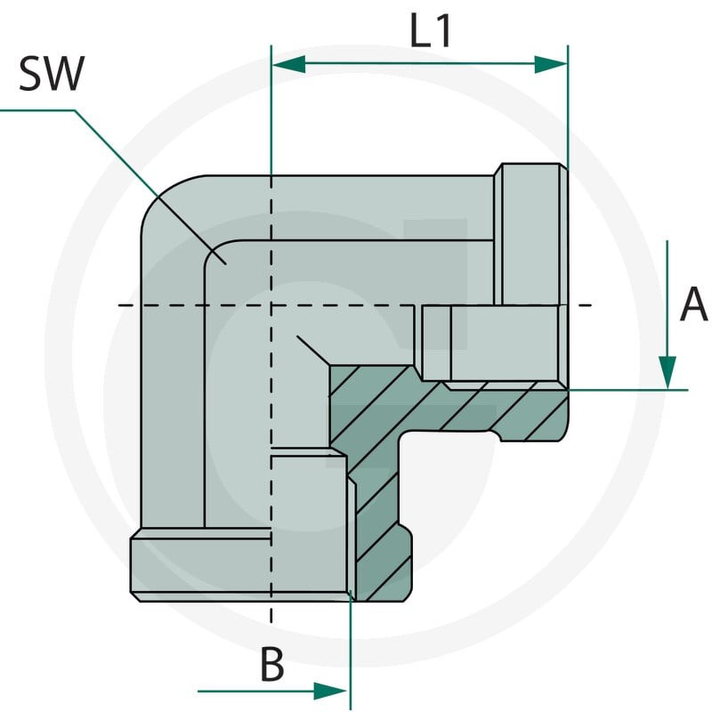GRANIT WA 1/4 F-BSP x 1/4 F-BSP 81517115 - Sklep PoltechParts