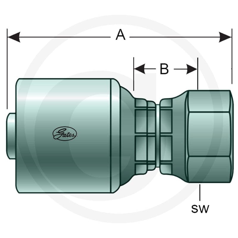 Gates PNE 12 DKR-F G3/4" 81501582 - Sklep PoltechParts