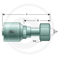 Gates PNE 32 DKOL M45x2.0 (35L) 81501716 - Sklep PoltechParts