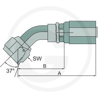 Gates PNE 20 DKJ 1,5/16" 45° 81501593 - Sklep PoltechParts