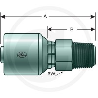 Gates PNE 16 AGRK 5/8" 81501562 - Sklep PoltechParts