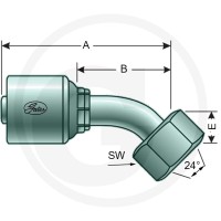 Gates PNE 25 DKOS M36x2.0 45° (25S) 81501724 - Sklep PoltechParts