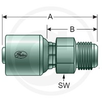 Gates PNE 25 AGJ 1,5/8" 81501615 - Sklep PoltechParts