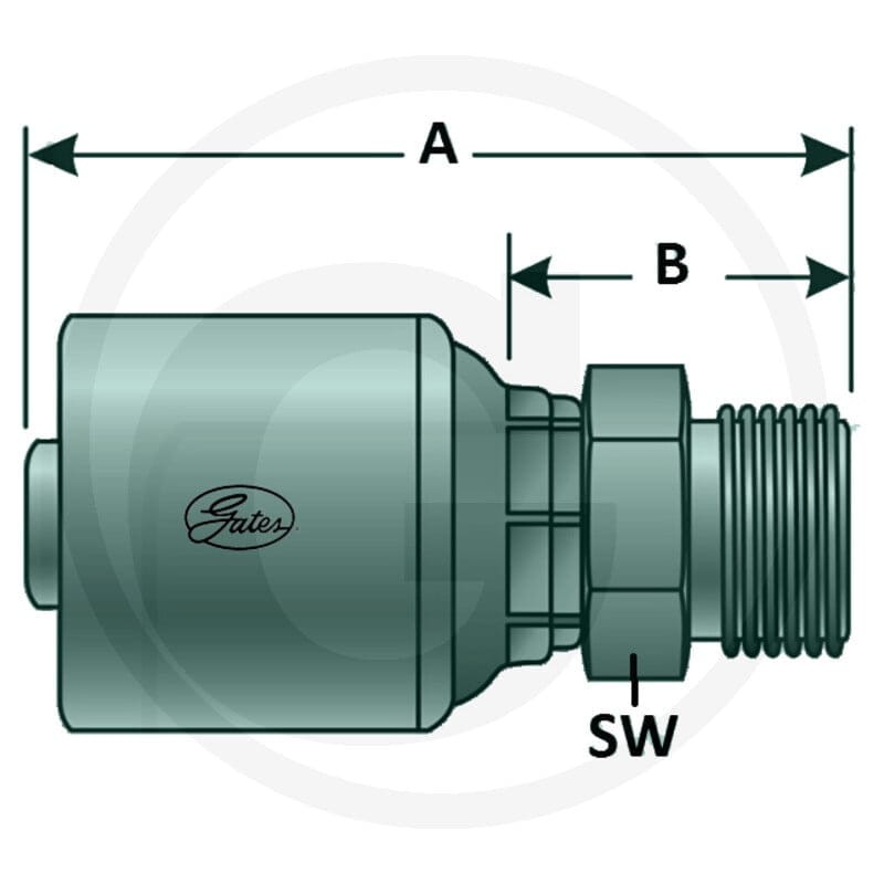 Gates PNE 32 AGR 1 1/4" 81501576 - Sklep PoltechParts