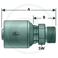 Gates PNE 32 AGR 1 1/4" 81501576 - Sklep PoltechParts