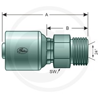 Gates PNE 32 AGL M45x2.0 90° (35L) 81501719 - Sklep PoltechParts