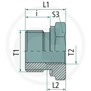 PH RIAS- 1 x 1/2" WD VA 60901350