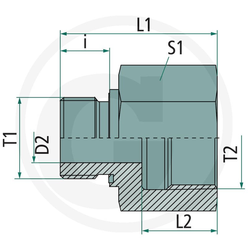 PH RIBS- 1/2" x 3/4" WD VA 60901376 - Sklep PoltechParts