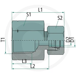 PH GAIV 10 L- 1/4" NPT VA 60901434