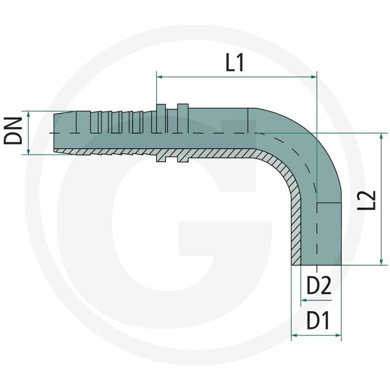 PN 12 RSL/S 15 L 90° VA 60903179 - Sklep PoltechParts