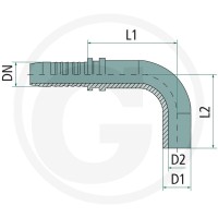 PN 12 RSL/S 15 L 90° VA 60903179 - Sklep PoltechParts