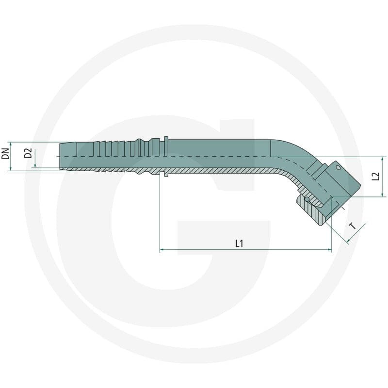PN 50 DKR 2 -IL 45° VA 60903668 - Sklep PoltechParts