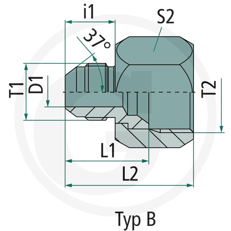 PH GA-AGJ 3/4 - DKJ 1,1/16 - B VA 60904438 - Sklep PoltechParts
