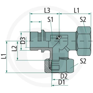 PH LEV 22 L- M 26x1,5 VA 60900755
