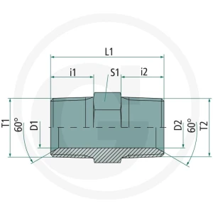 PH GA-BSPT 1/2 - GA-BSPT 3/8 VA 60904093