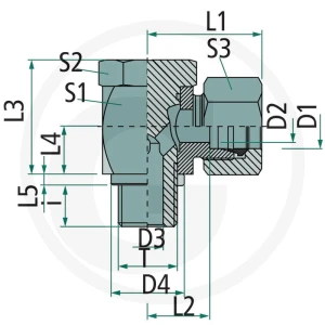 PH SWV 10 L- R1/4" VA 60901820