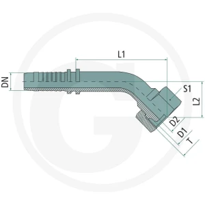 PN 16 DKL 18 L 45° VA 60903110