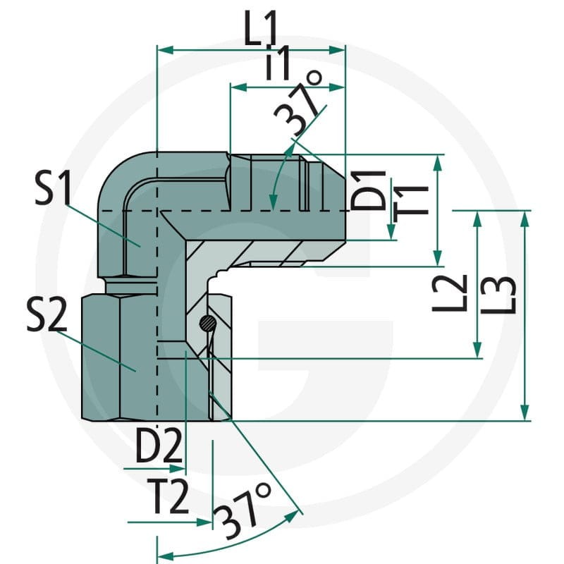PH WA-AGJ 1/2 - DKJ 1/2 90° VA 60904525 - Sklep PoltechParts