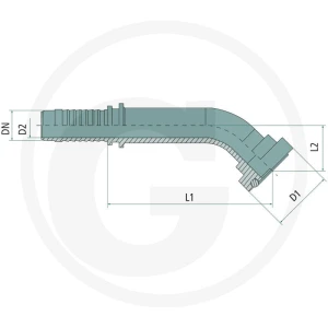 PN 12 SFL3 3/4 45° VA 60903459