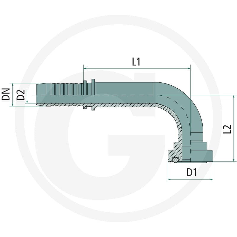 PN 12 SFL3 3/4 90° VA 60903485 - Sklep PoltechParts