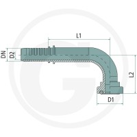 PN 12 SFL3 3/4 90° VA 60903485 - Sklep PoltechParts