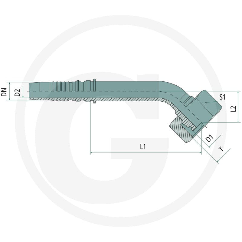PN 20 DKOS 25 S -IL 45° VA 60903520 - Sklep PoltechParts