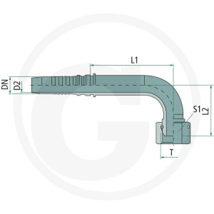 PN 20 DKR 3/4 -IL 90° VA 60903669