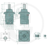 WHITE Silnik hydrauliczny OMSW 80 257151F0521 - Sklep PoltechParts