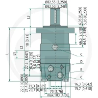 WHITE Silnik hydrauliczny OMS 160 257151F0517 - Sklep PoltechParts