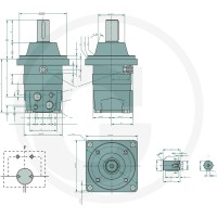 WHITE Silnik hydrauliczny OMSW 160 257151F0524 - Sklep PoltechParts