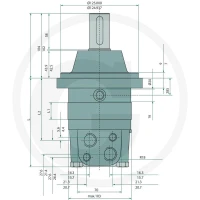 WHITE Silnik hydrauliczny OMSW 315 257151F0527 - Sklep PoltechParts