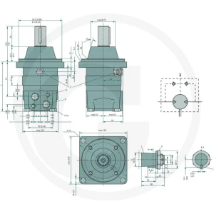 WHITE Silnik hydrauliczny OMSW 80 257151F0528