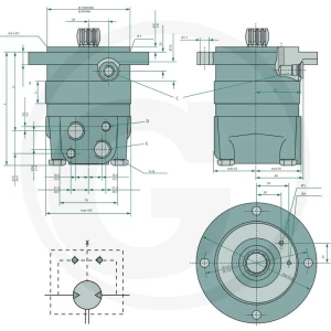 WHITE Silnik hydrauliczny OMSS 400 257151F0608